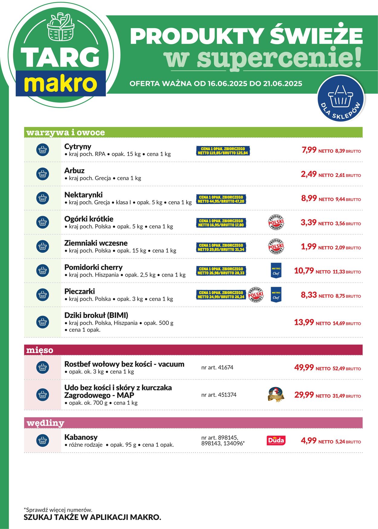 Gazetka Makro 16.06.2025 - 21.06.2025