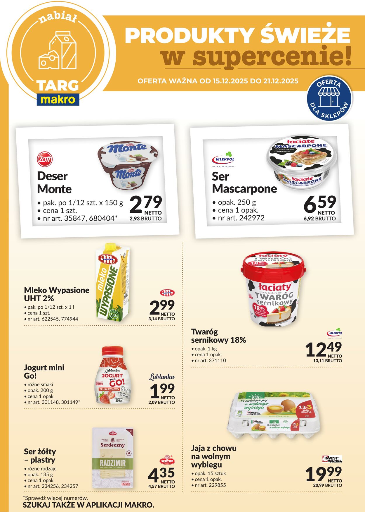 Gazetka Makro 15.12.2025 - 21.12.2025