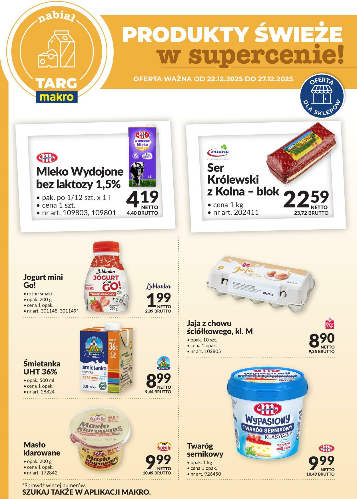 Gazetka Makro 22.12.2025 - 27.12.2025
