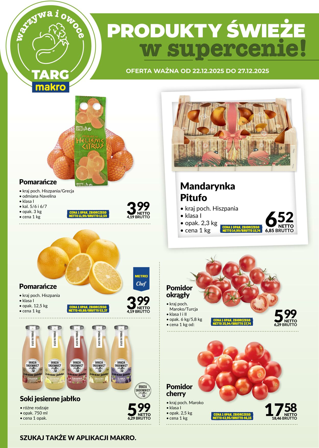 Gazetka Makro 22.12.2025 - 27.12.2025