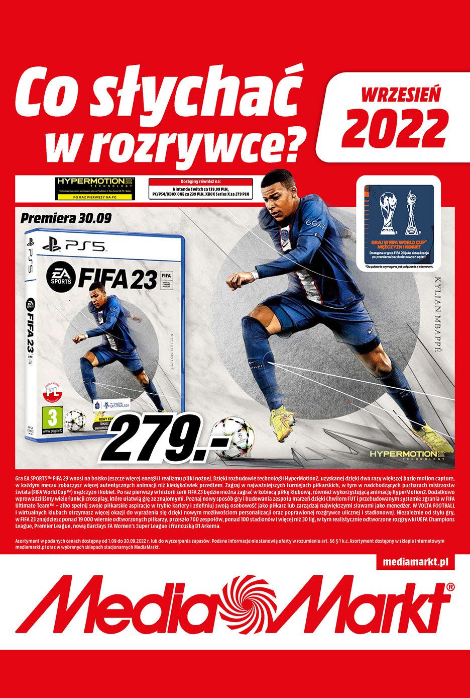 Gazetka Media Markt 01.09.2022 - 30.09.2022