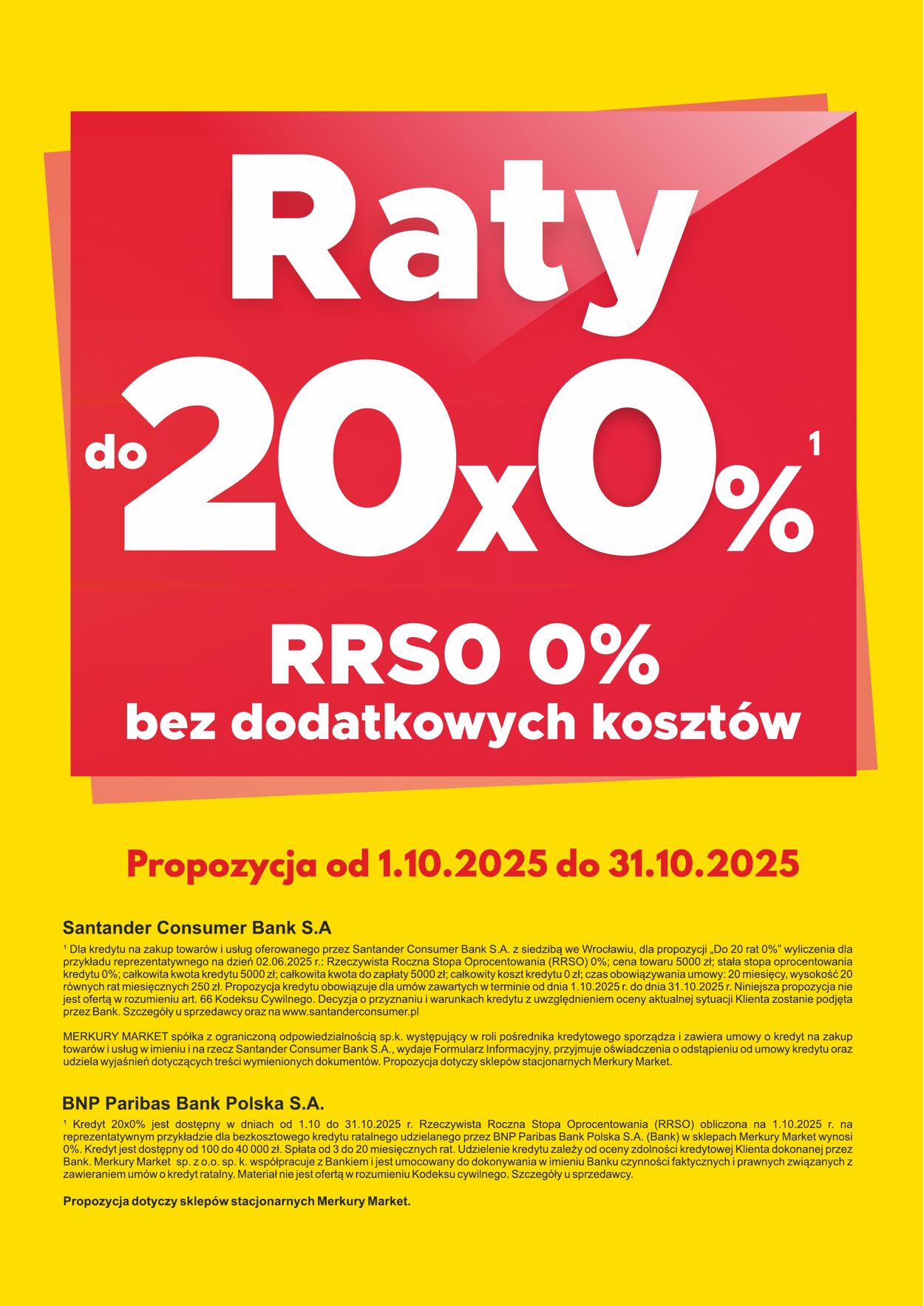 Gazetka Merkury Market 01.10.2025 - 31.10.2025