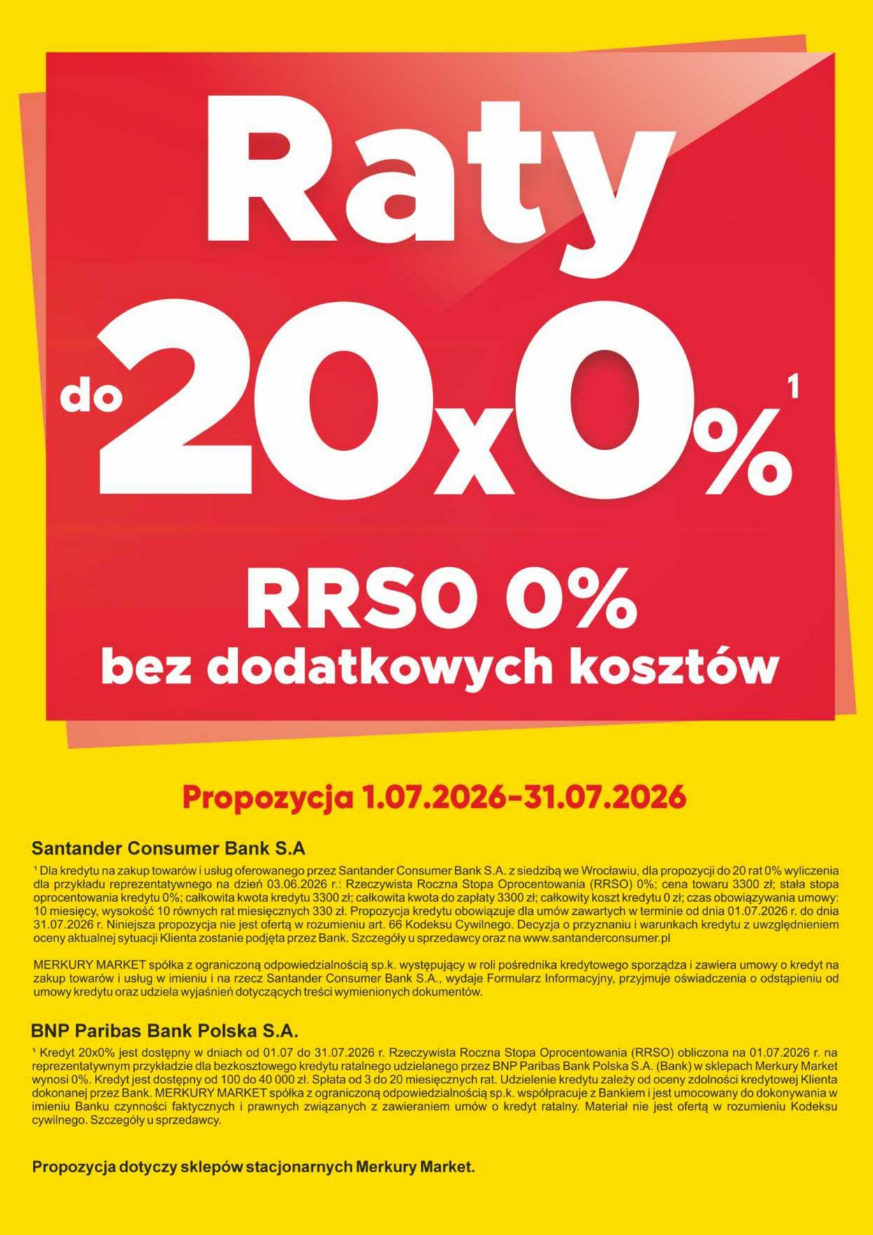 Gazetka Merkury Market 01.07.2026 - 31.07.2026