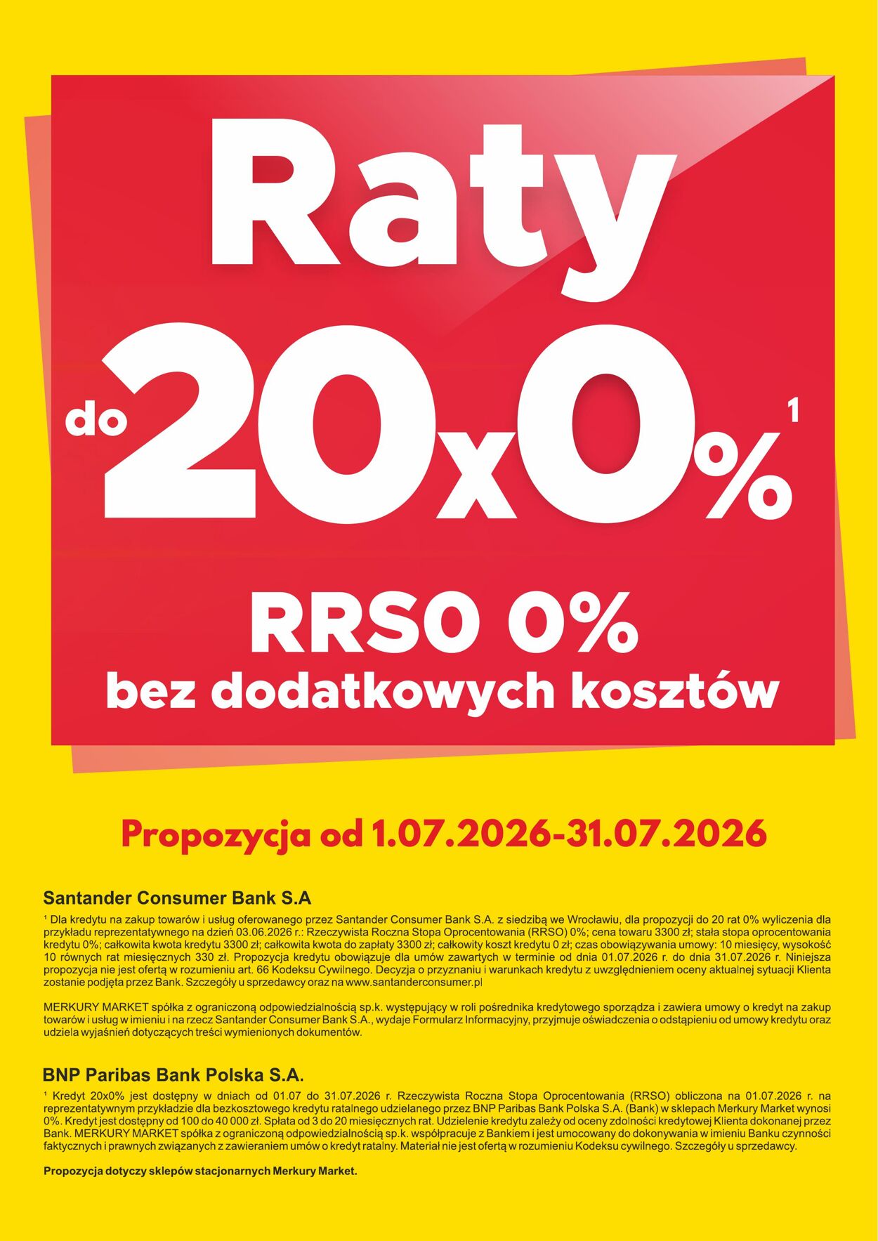 Gazetka Merkury Market 01.07.2026 - 31.07.2026