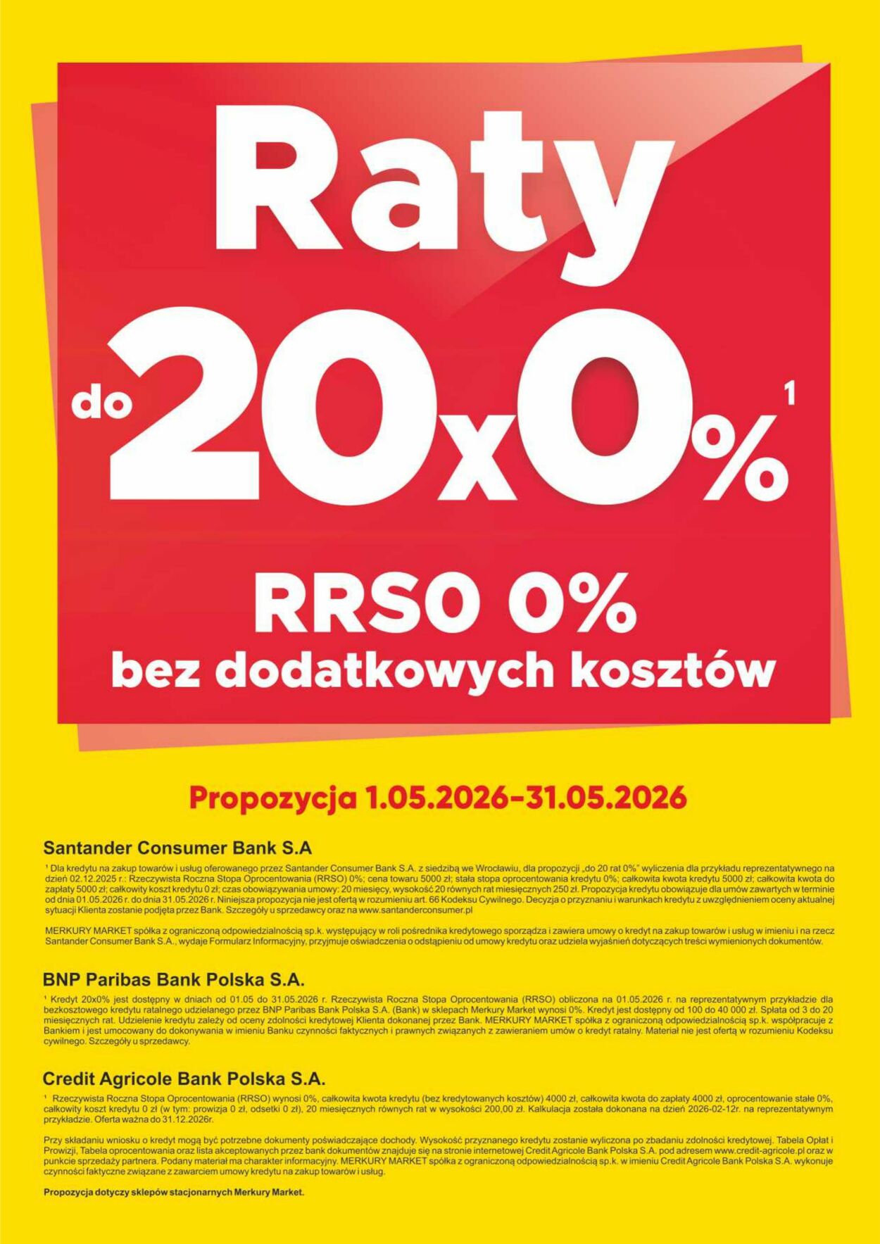 Gazetka Merkury Market 01.05.2026 - 31.05.2026