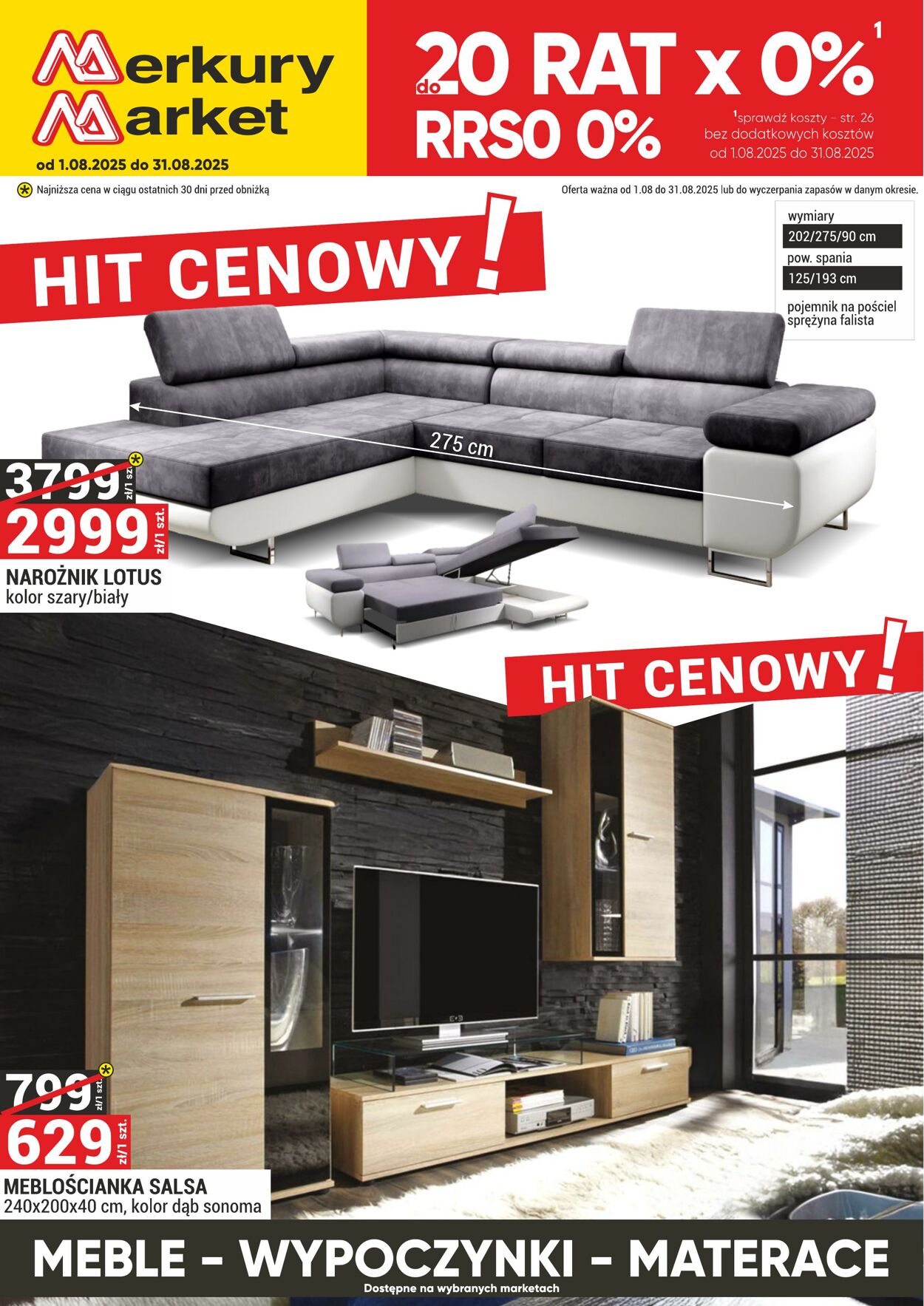 Gazetka Merkury Market 01.08.2025 - 31.08.2025