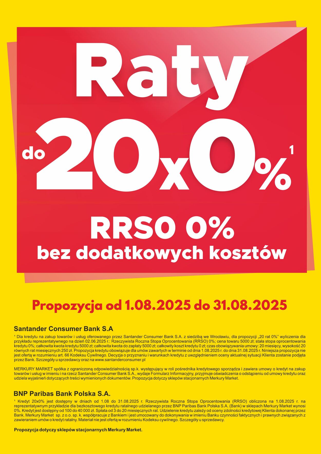 Gazetka Merkury Market 01.08.2025 - 31.08.2025