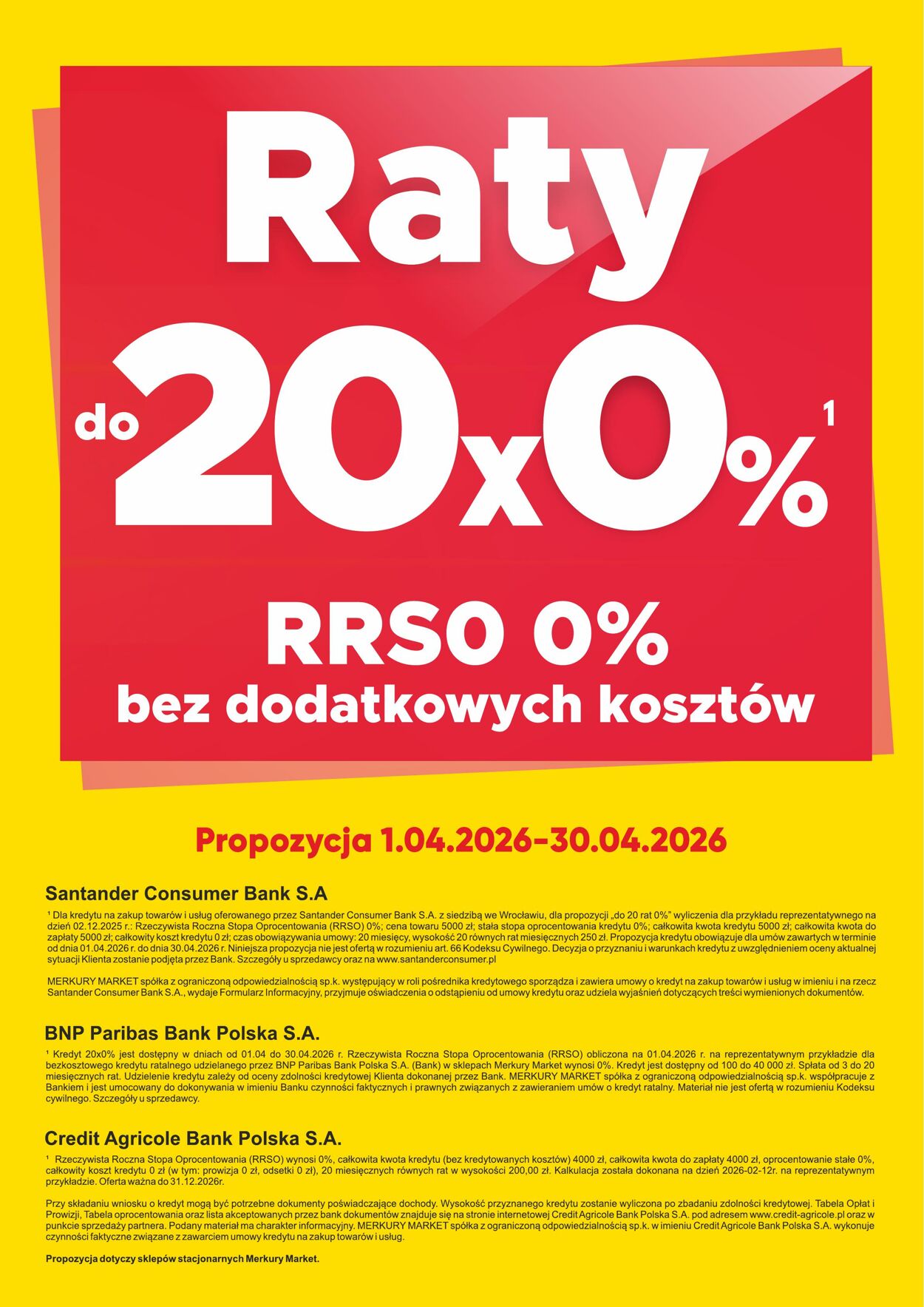 Gazetka Merkury Market 01.04.2026 - 30.04.2026
