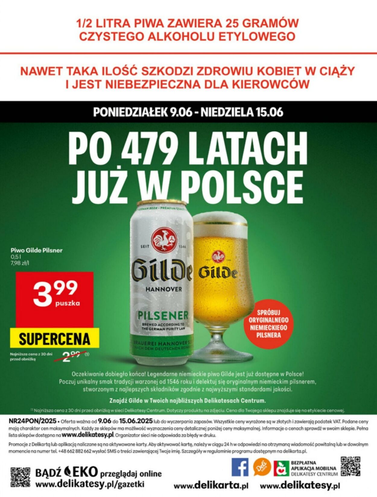 Gazetka Delikatesy Centrum 09.06.2025 - 15.06.2025