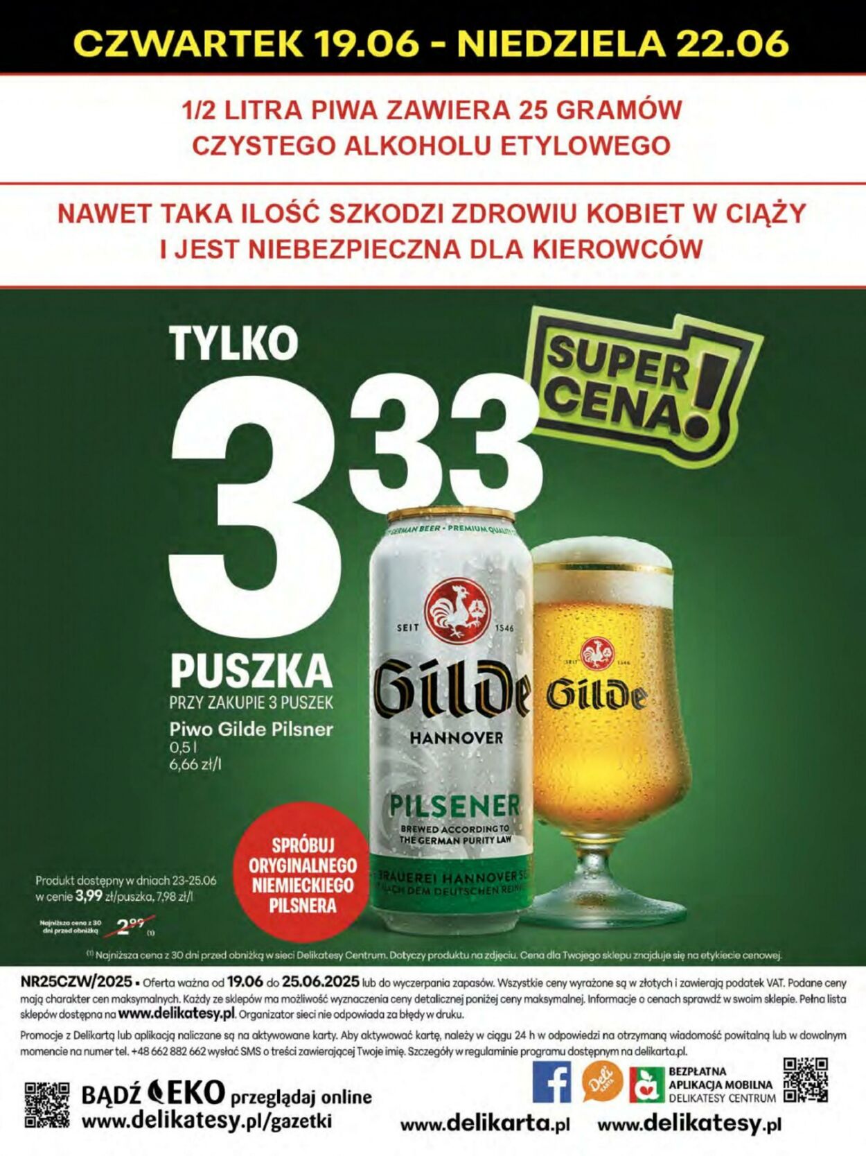 Gazetka Delikatesy Centrum 19.06.2025 - 25.06.2025
