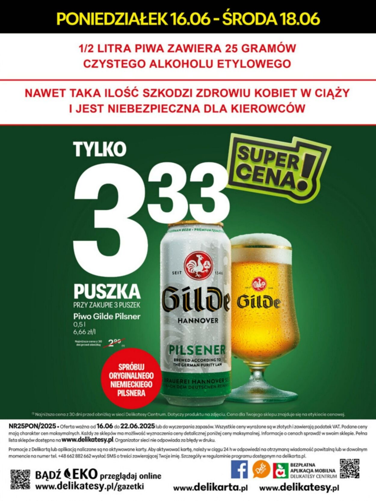 Gazetka Delikatesy Centrum 16.06.2025 - 22.06.2025