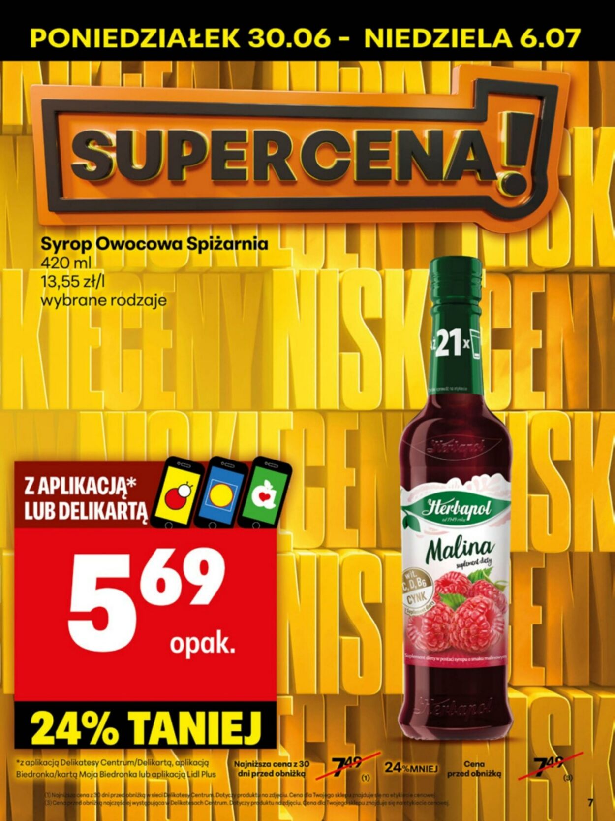 Gazetka Delikatesy Centrum 30.06.2025 - 06.07.2025
