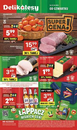 Gazetka Delikatesy Centrum 16.10.2025 - 22.10.2025