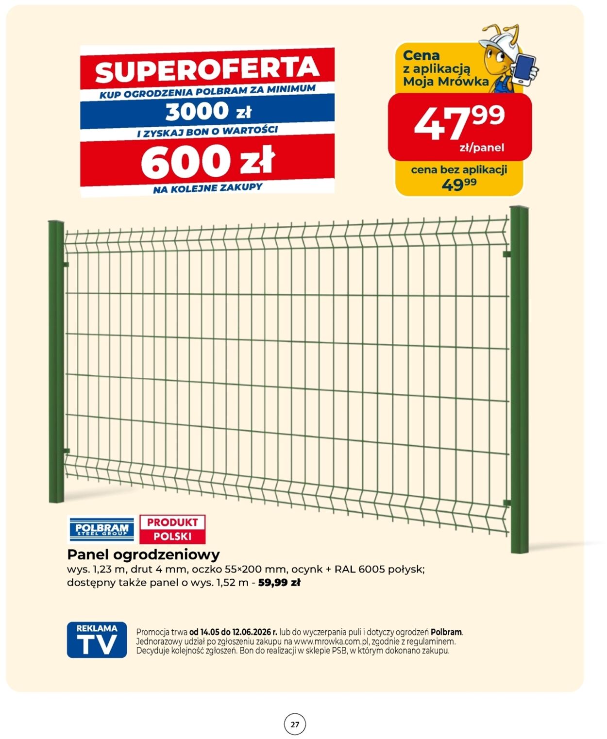 Gazetka Mrówka 14.05.2026 - 23.05.2026