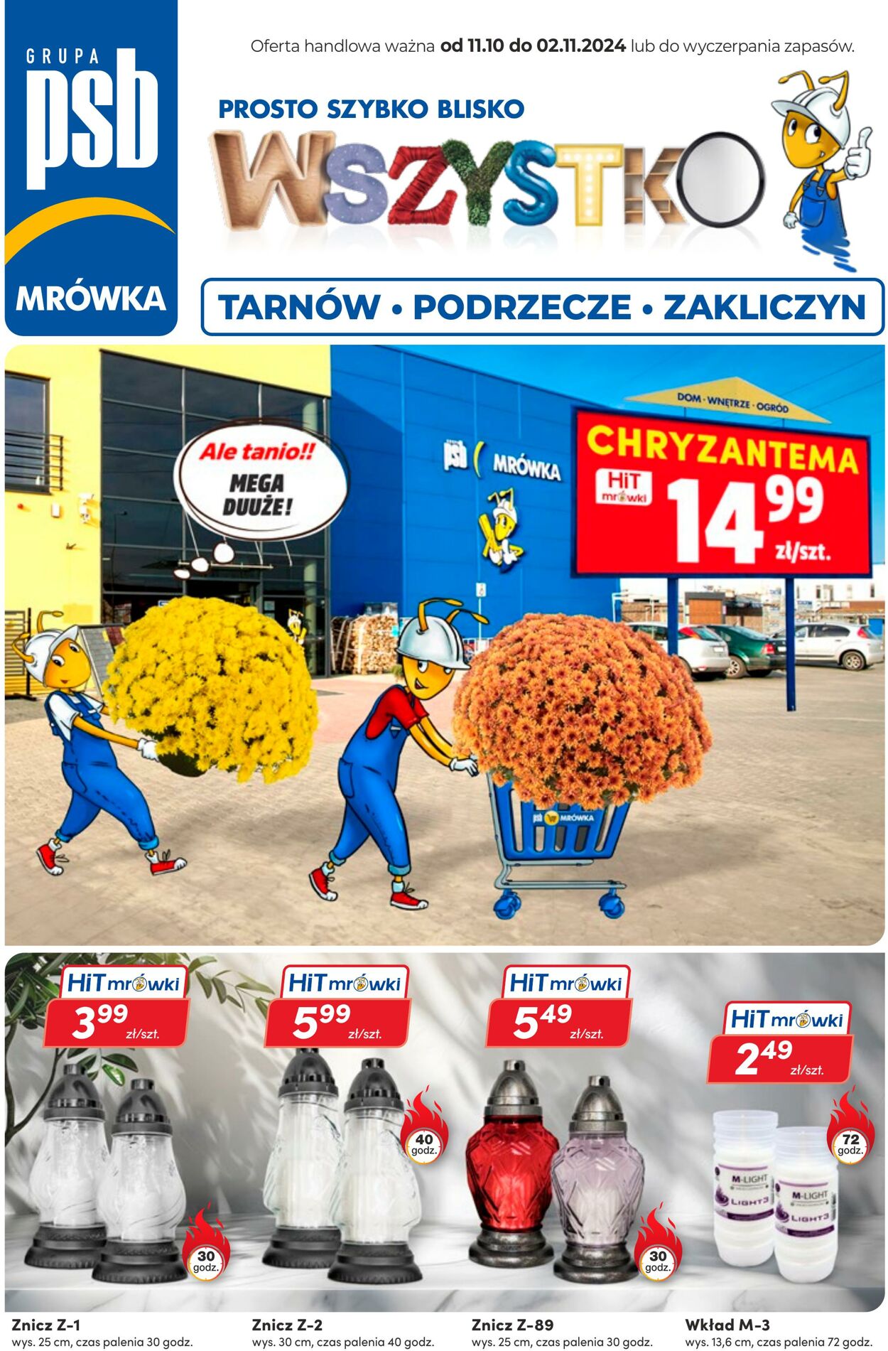 Gazetka Mrówka 11.10.2024 - 02.11.2024