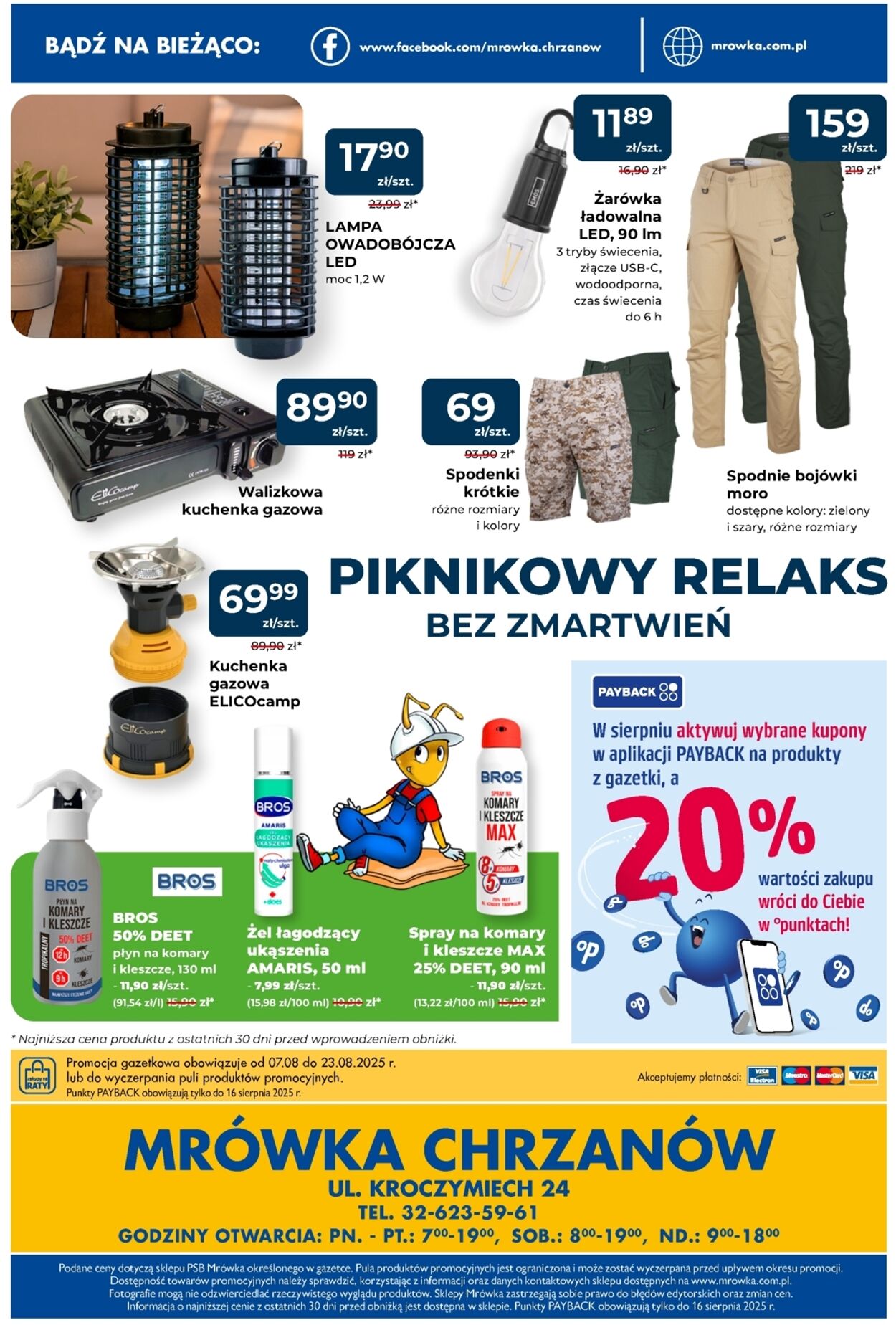 Gazetka Mrówka 07.08.2025 - 23.08.2025