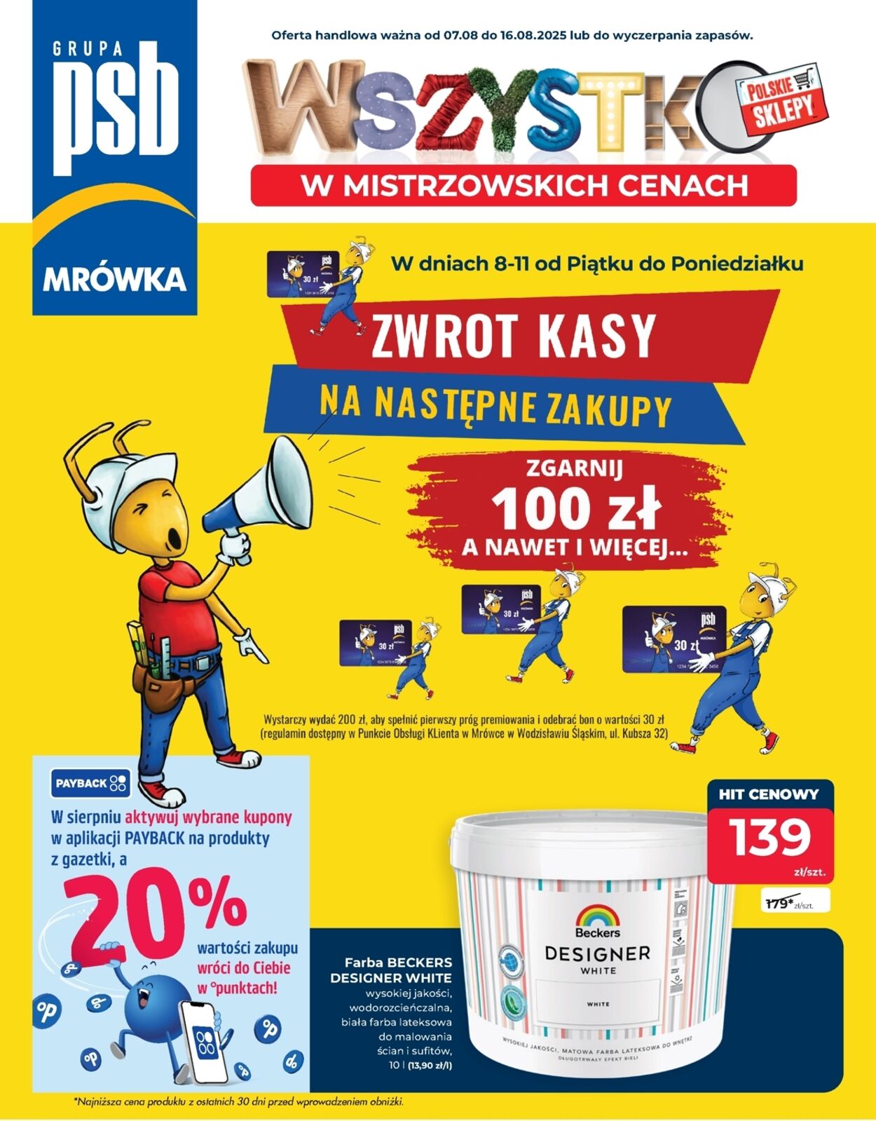 Gazetka Mrówka 07.08.2025 - 16.08.2025