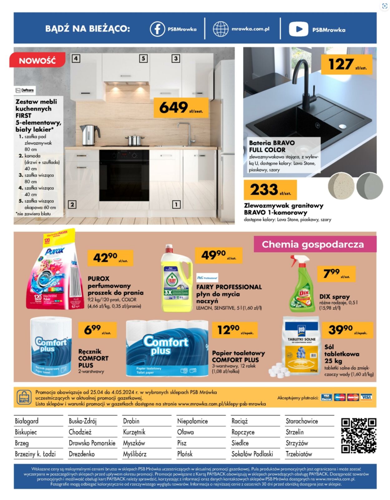 Gazetka Mrówka 25.04.2024 - 04.05.2024