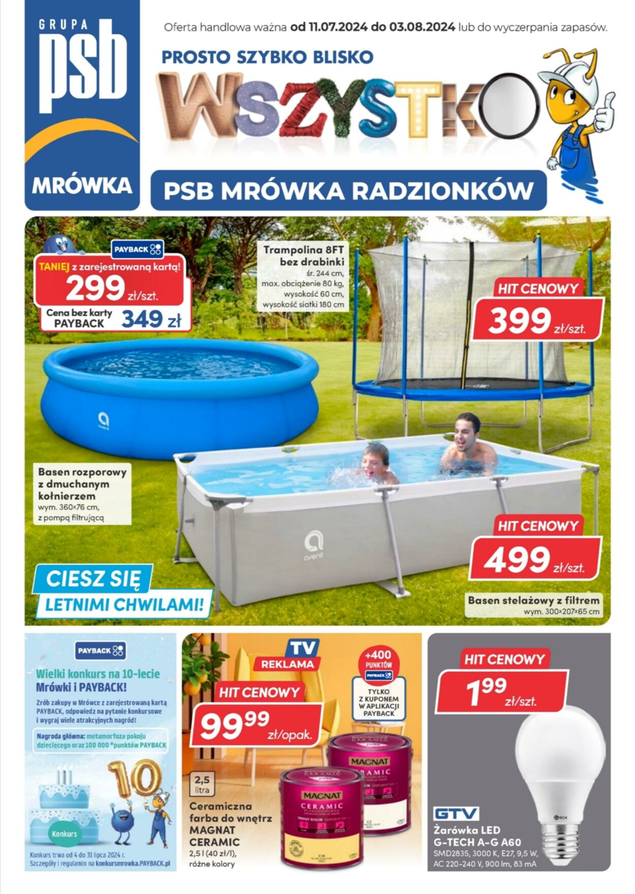 Gazetka Mrówka 11.07.2024 - 03.08.2024