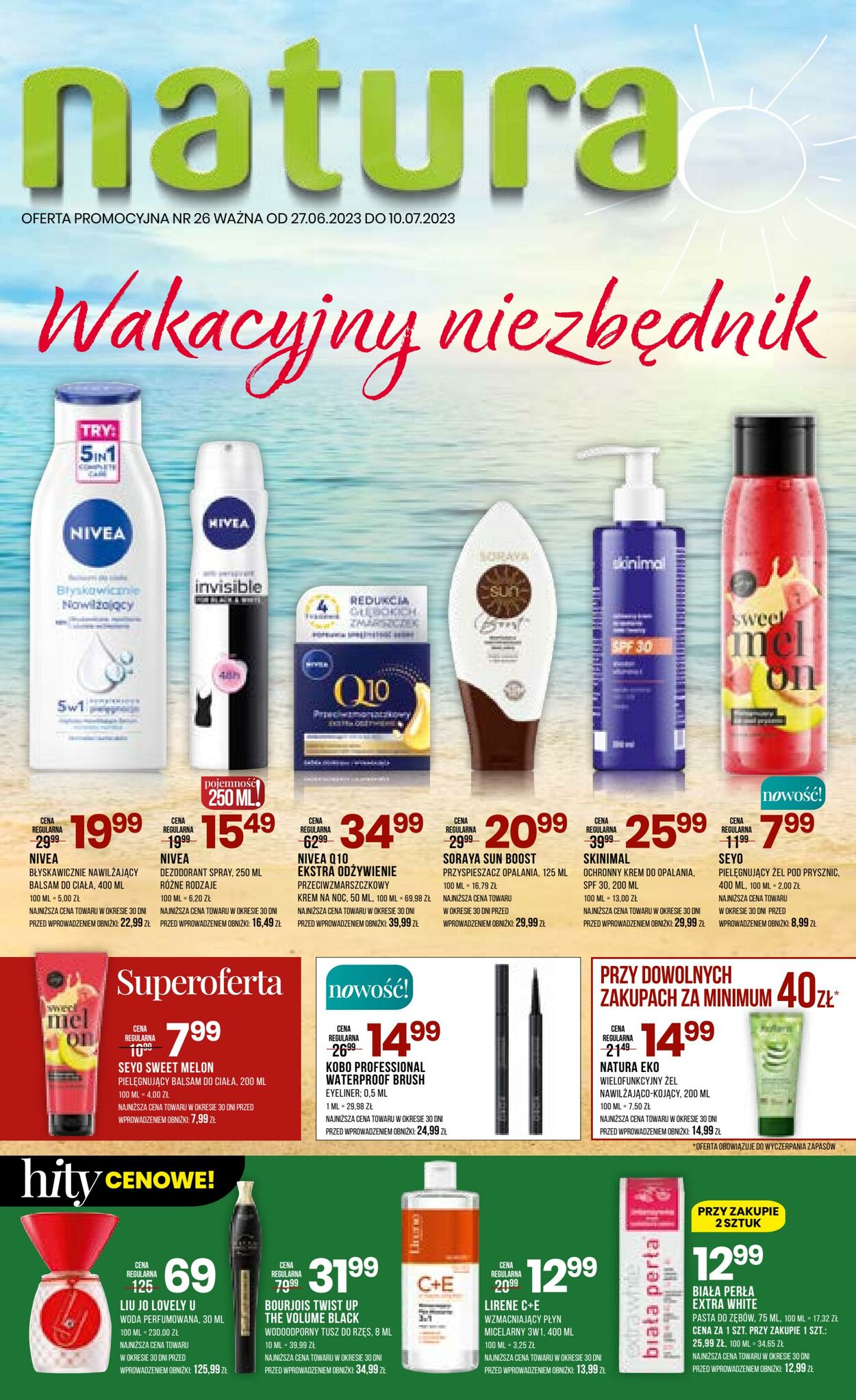 Gazetka Natura 27.06.2023 - 10.07.2023