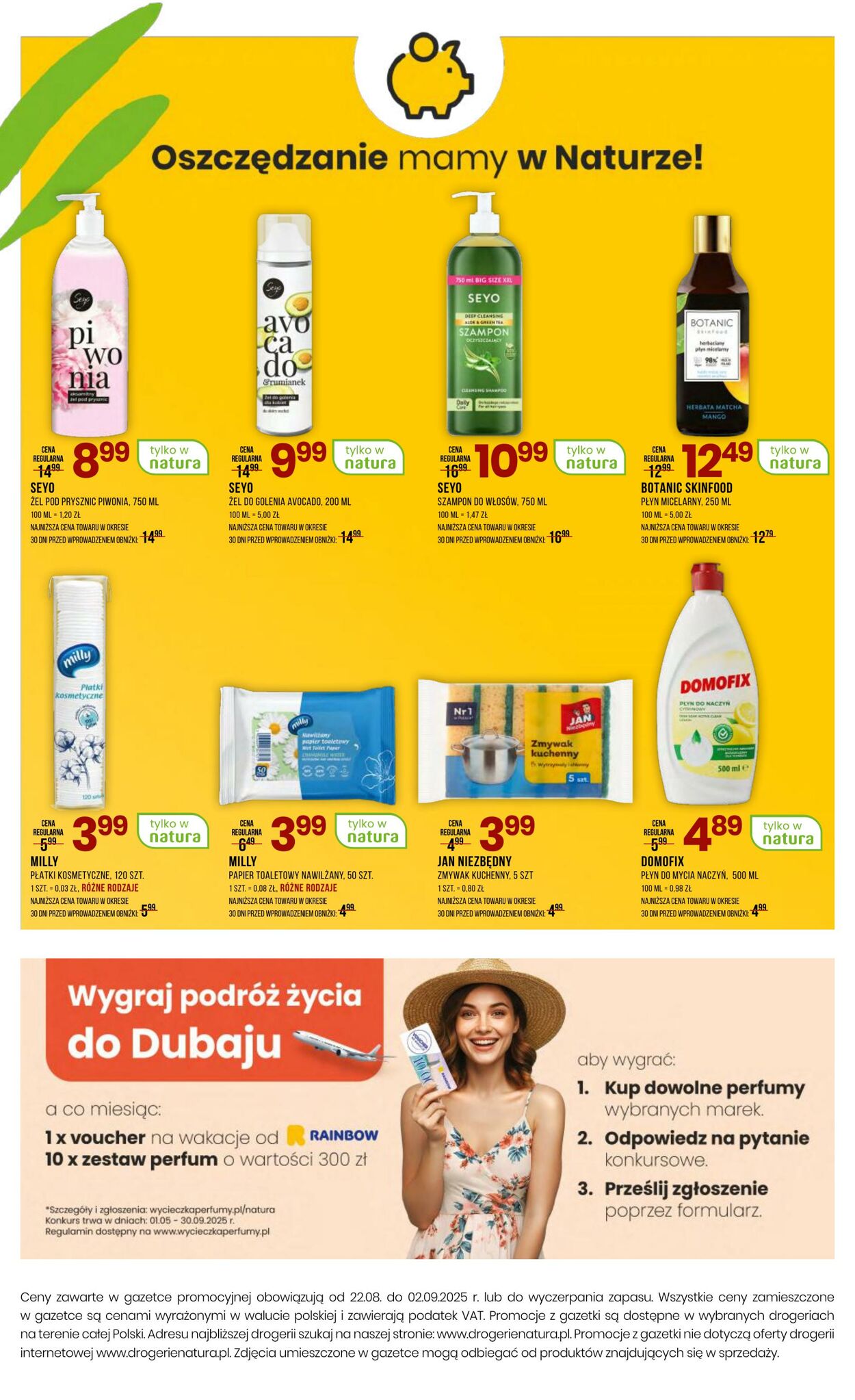 Gazetka Natura 22.08.2025 - 02.09.2025