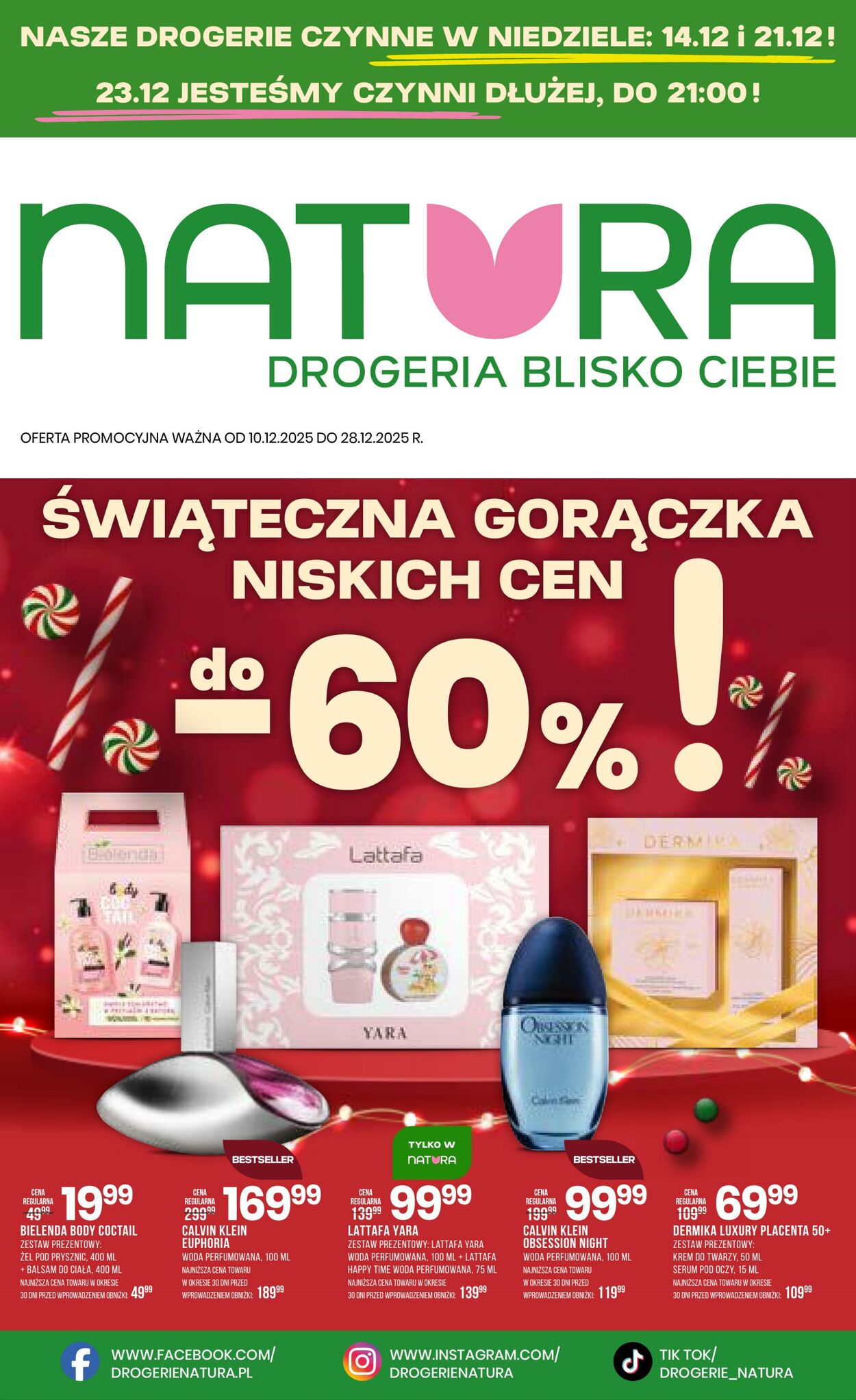 Gazetka Natura 10.12.2025 - 28.12.2025