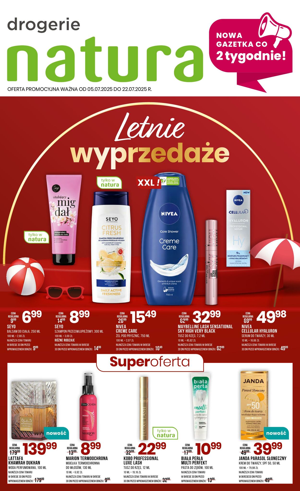 Gazetka Natura 05.07.2025 - 22.07.2025