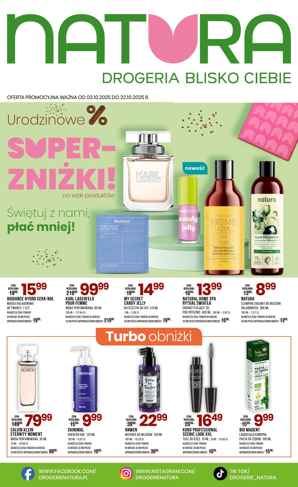 Gazetka Natura 03.10.2025 - 22.10.2025