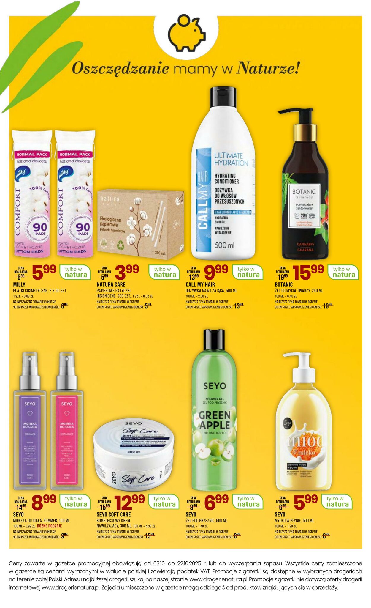 Gazetka Natura 03.10.2025 - 22.10.2025