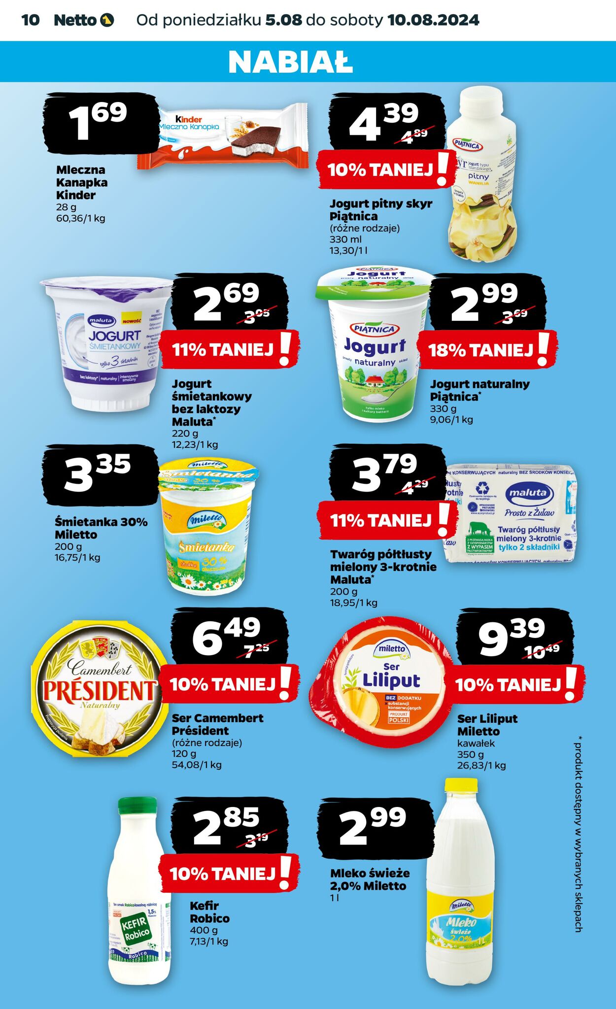 Gazetka Netto 05.08.2024 - 10.08.2024