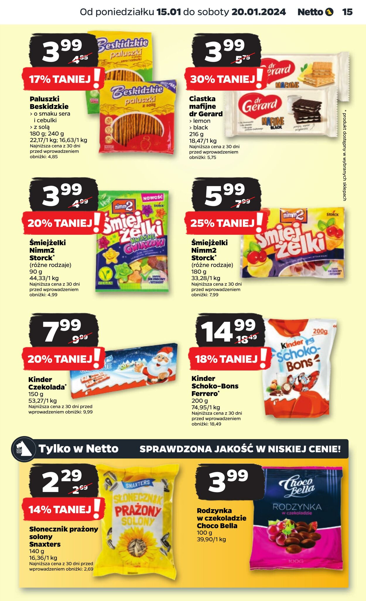 Gazetka Netto 15.01.2024 - 20.01.2024