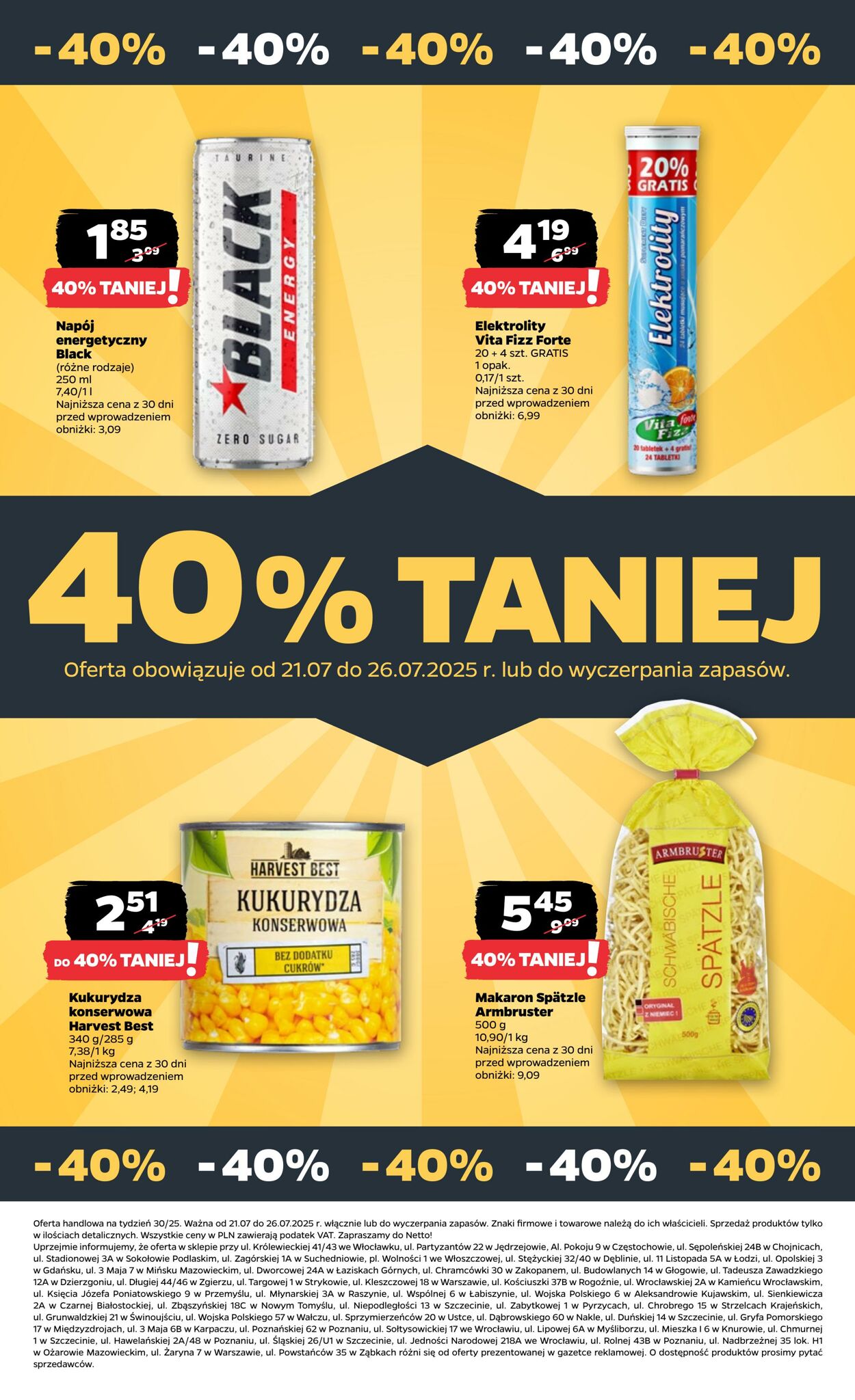Gazetka Netto 21.07.2025 - 26.07.2025