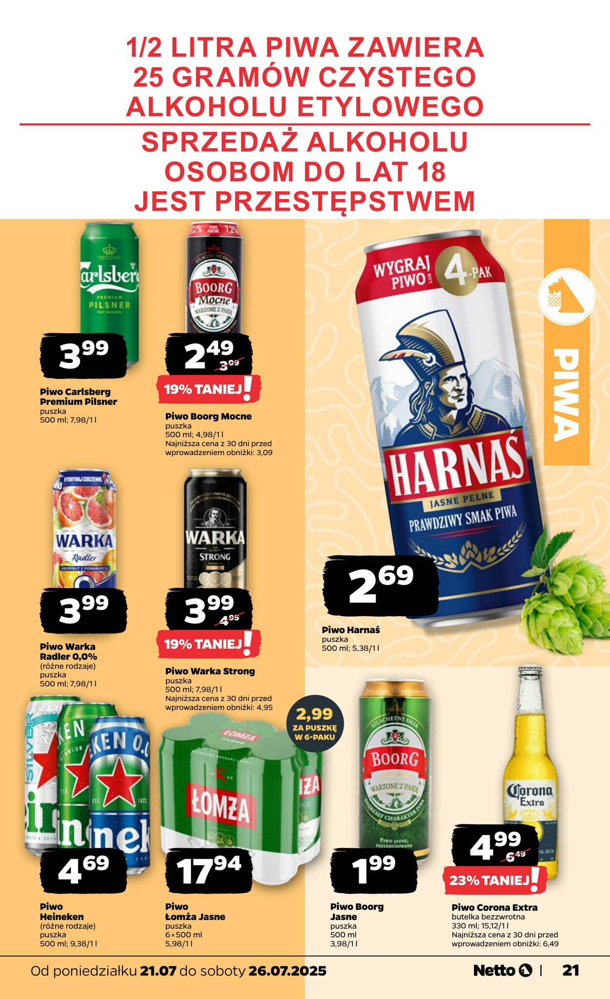 Gazetka Netto 21.07.2025 - 26.07.2025