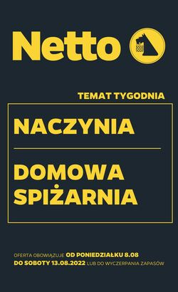 Gazetka Netto 08.08.2022 - 13.08.2022