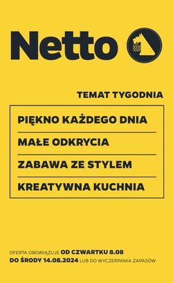 Gazetka Netto 08.08.2024 - 14.08.2024