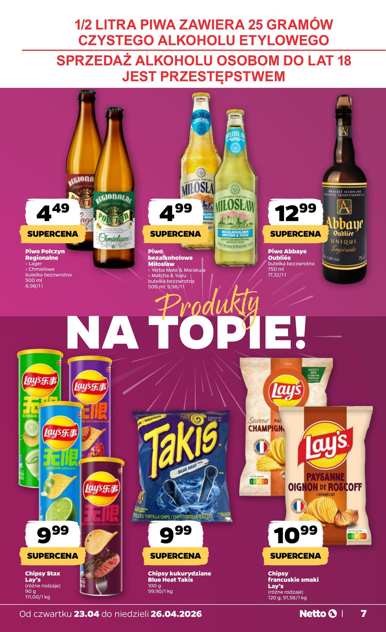 Gazetka Netto 22.04.2026 - 26.04.2026