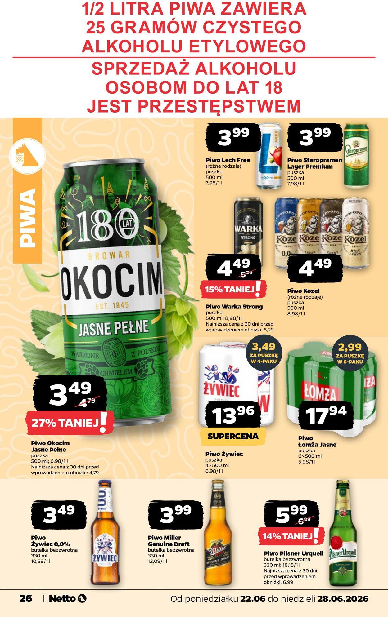 Gazetka Netto 21.06.2026 - 28.06.2026