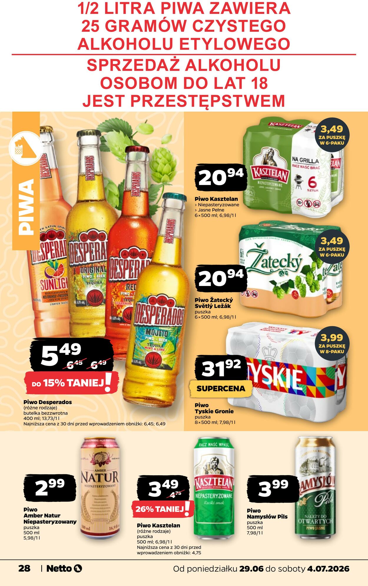Gazetka Netto 28.06.2026 - 04.07.2026