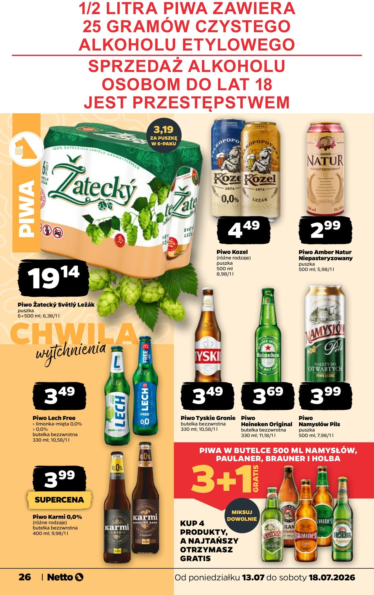 Gazetka Netto 12.07.2026 - 18.07.2026