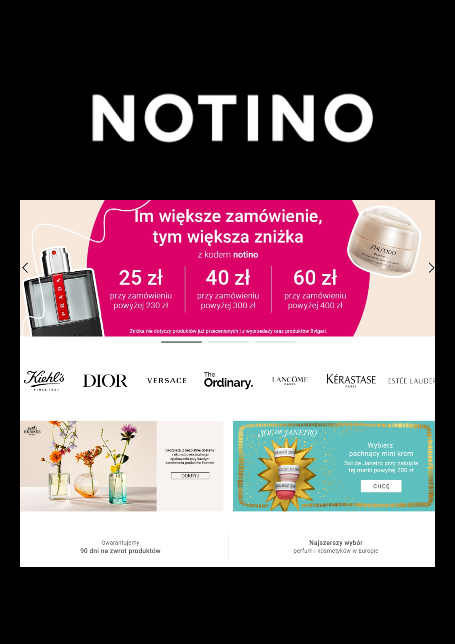 Gazetka Notino - WYPRZEDAŻ perfum oryginalnych | Notino | Tanie perfumy 10 maj, 2023 - 22 sie, 2023