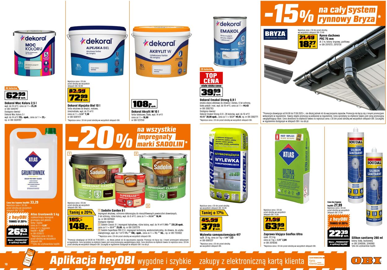 Gazetka OBI 04.06.2025 - 17.06.2025