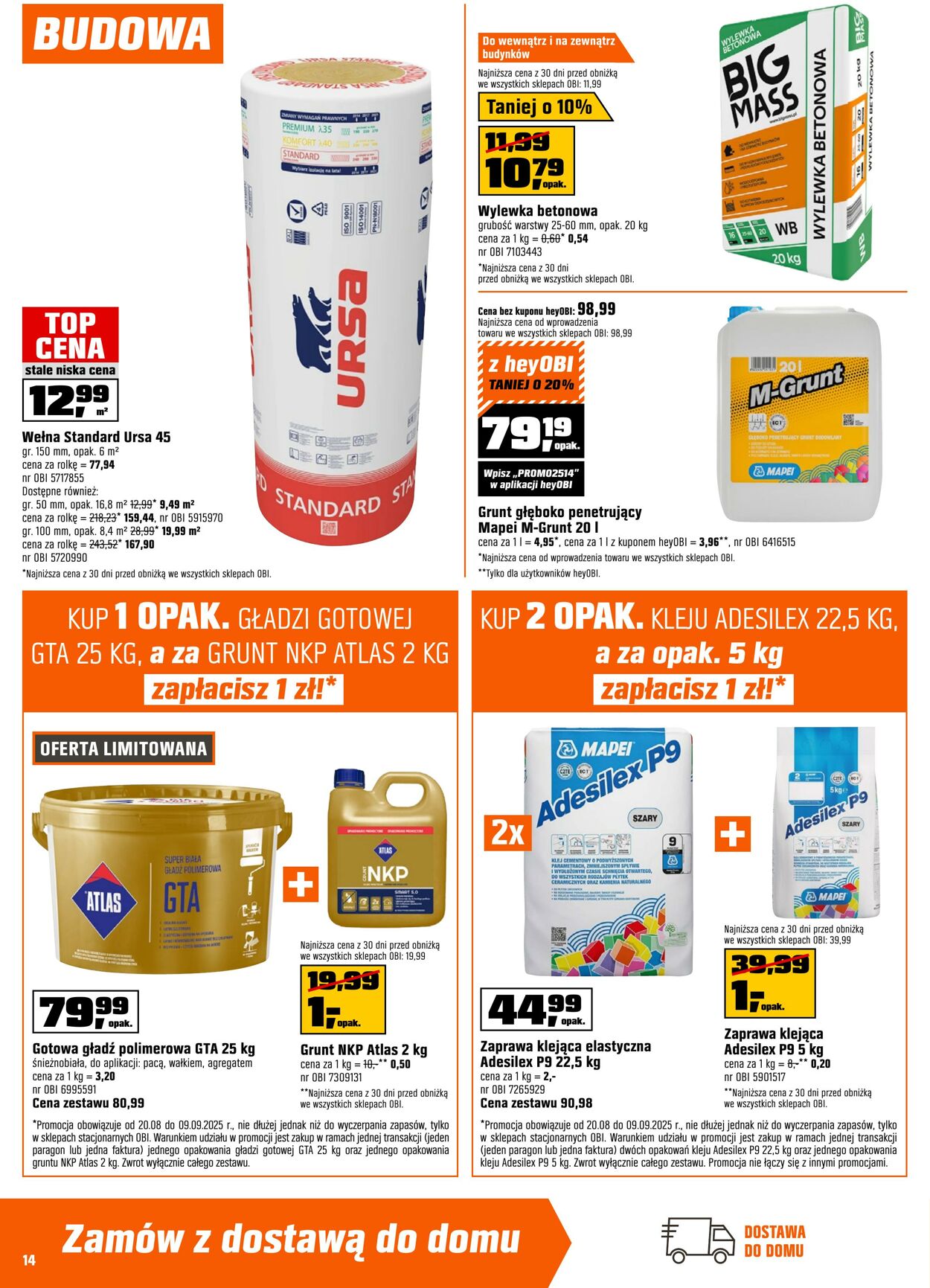 Gazetka OBI 20.08.2025 - 09.09.2025