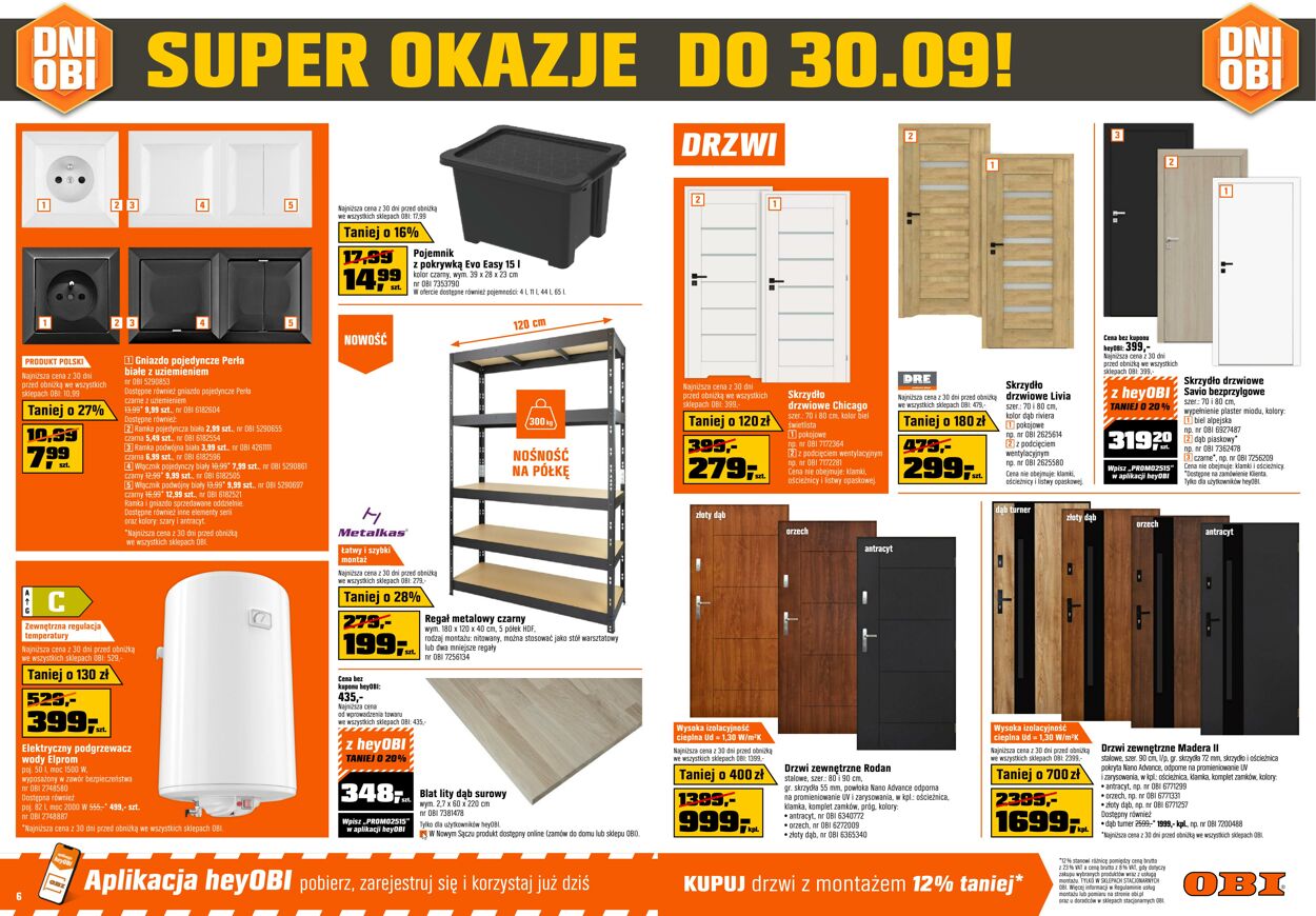 Gazetka OBI 10.09.2025 - 30.09.2025