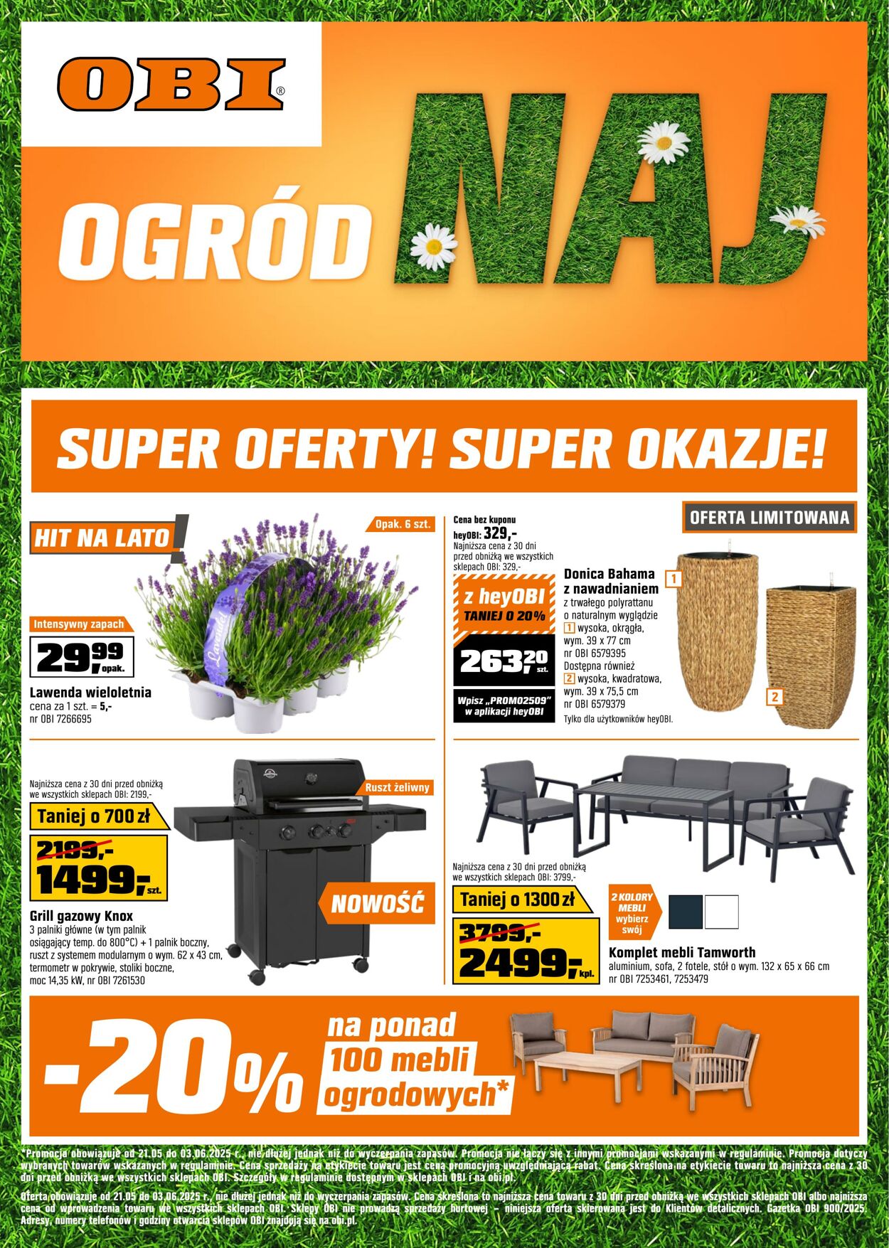 Gazetka OBI 21.05.2025 - 03.06.2025