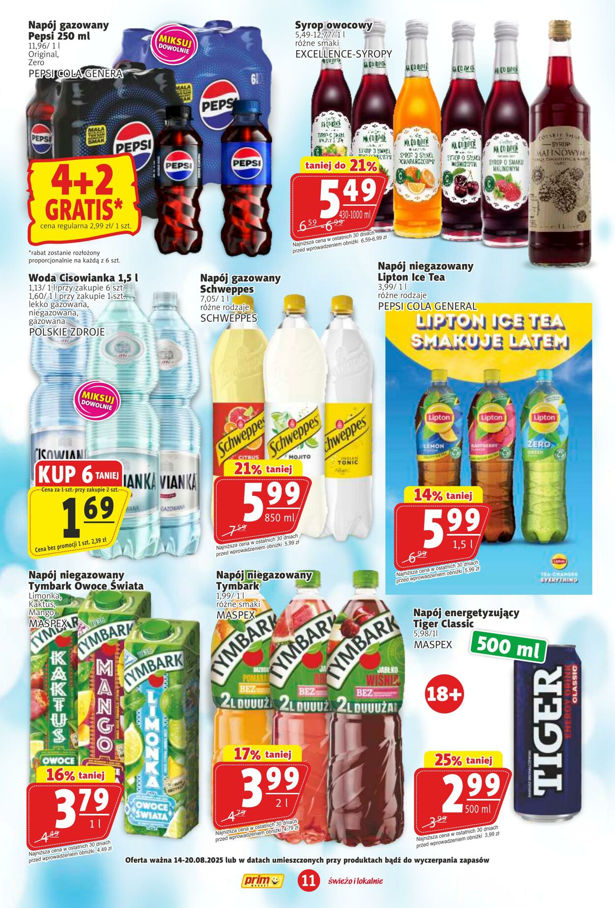Gazetka Prim Market 14.08.2025 - 20.08.2025