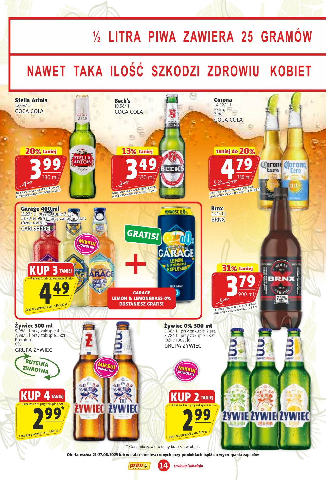 Gazetka Prim Market 21.08.2025 - 27.08.2025