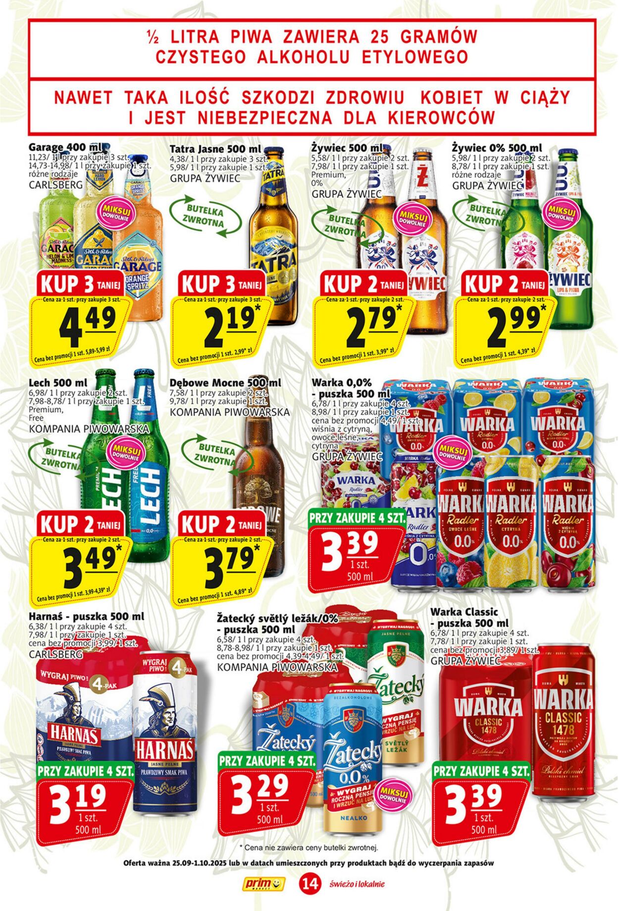 Gazetka Prim Market 25.09.2025 - 01.10.2025