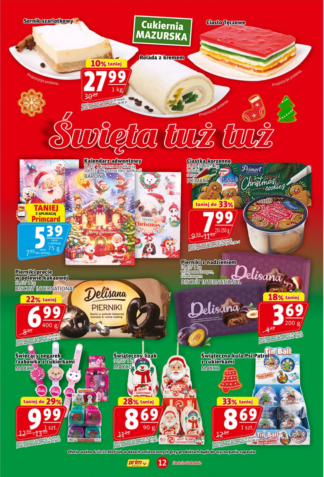 Gazetka Prim Market 06.11.2025 - 12.11.2025