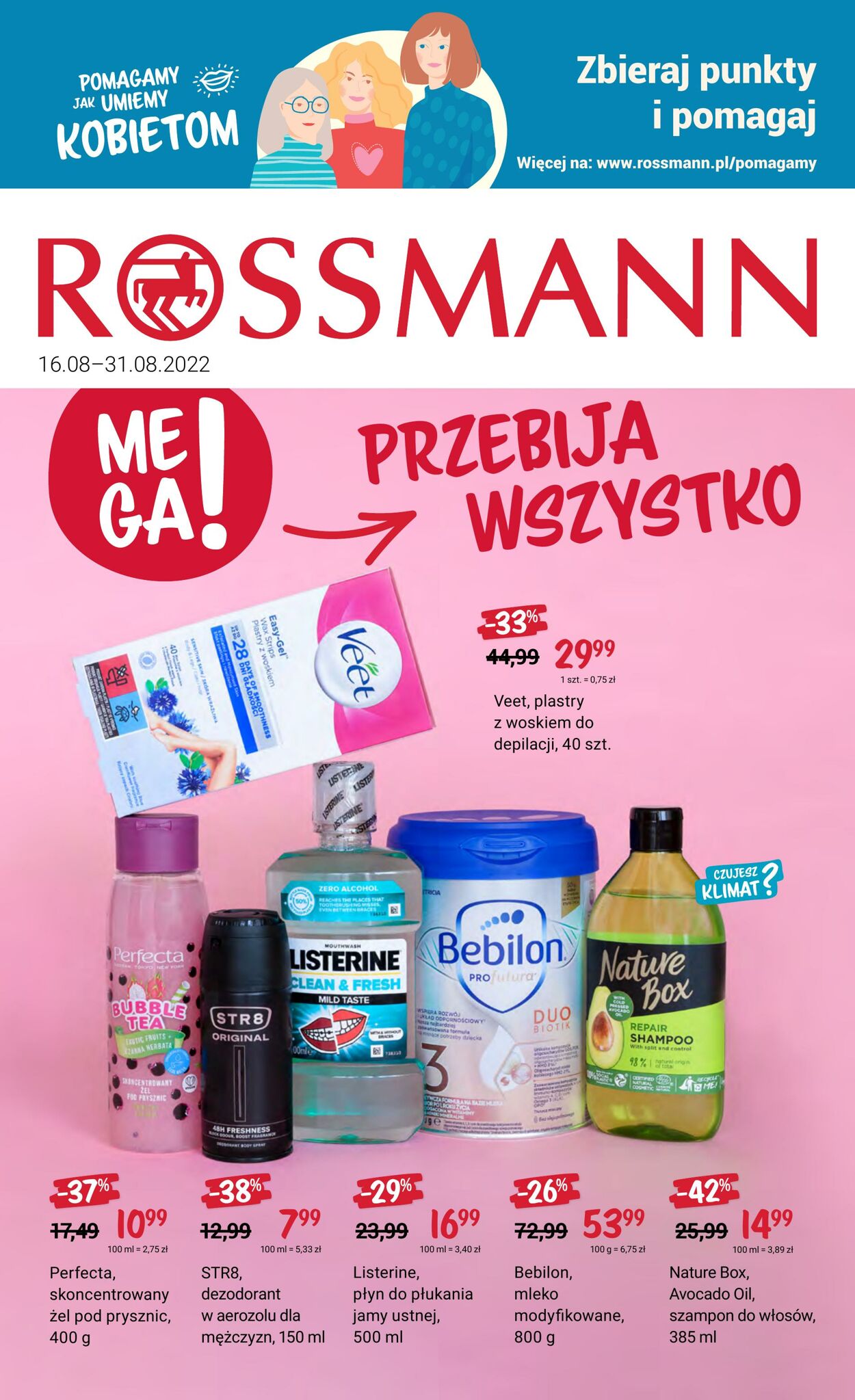 Gazetka Rossmann 16.08.2022 - 31.08.2022