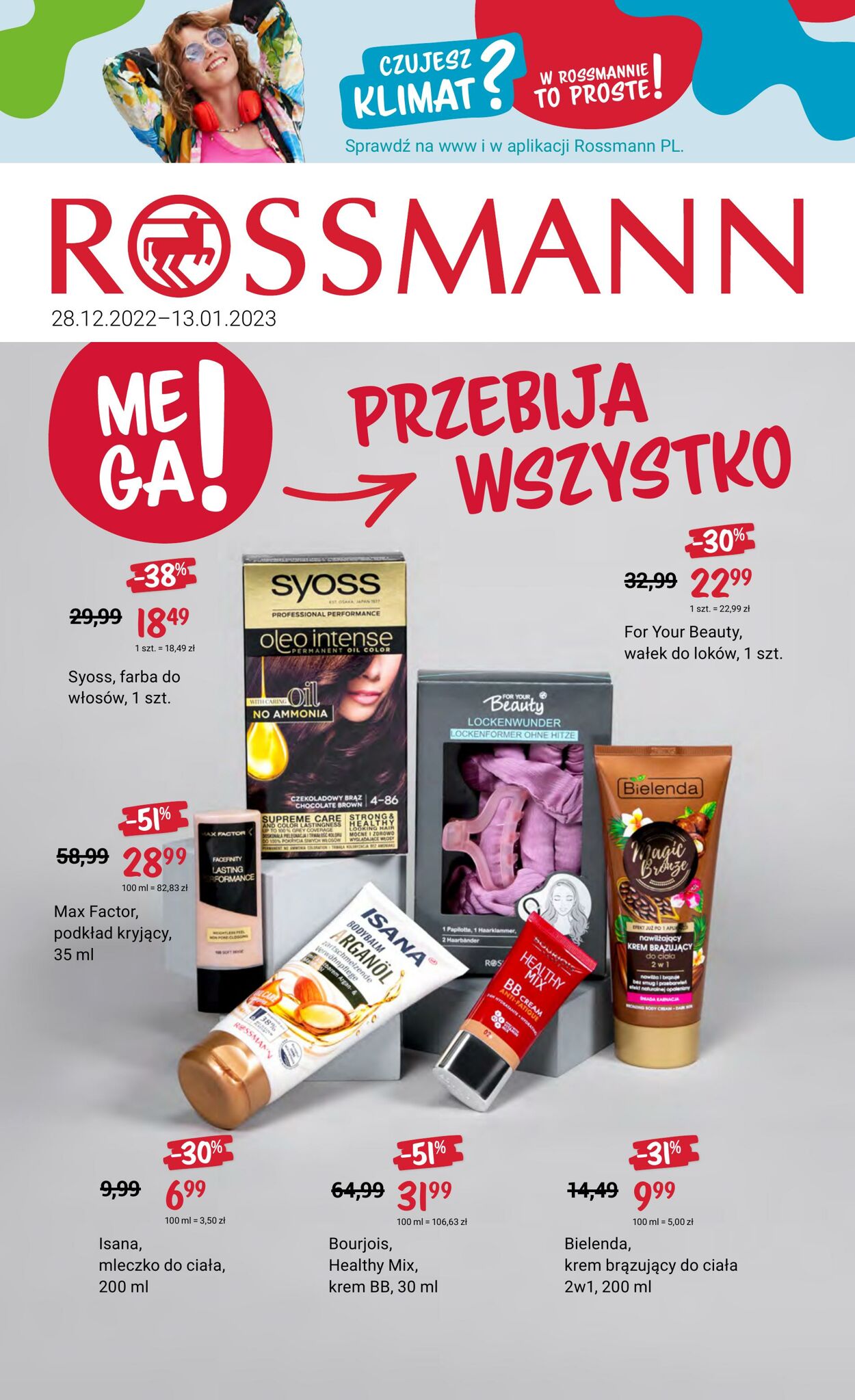 Gazetka Rossmann 28.12.2022 - 13.01.2023